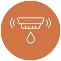 Smart Water Sensor Vector Icon Style