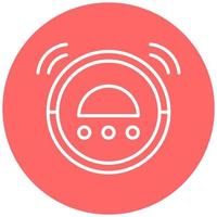 Smart Vacuum Vector Icon Style