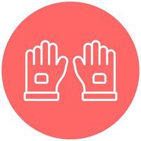 Gloves Vector Icon Style