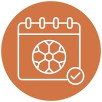 Calendar Vector Icon Style