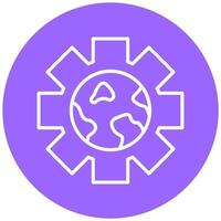 Globalization Vector Icon Style