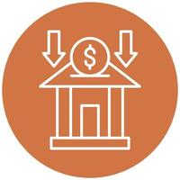 Bank Deposit Vector Icon Style