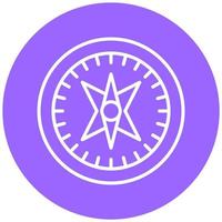 Compass Vector Icon Style