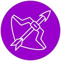 Bow Arrow Vector Icon Style