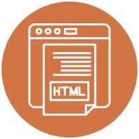 html vector icono estilo