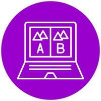 Ab Testing Vector Icon Style