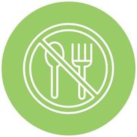 Hunger Strike Icon Style vector