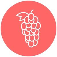 Grapes Vector Icon Style