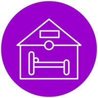 Accommodation Vector Icon Style