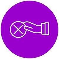 Negative Consequences Icon Style vector
