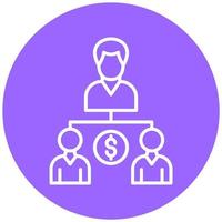 Complex Sales Icon Style vector