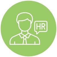 Human Resources Icon Style vector