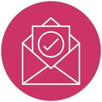 Opt In Icon Style vector