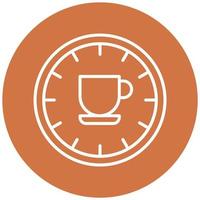 café descanso icono estilo vector