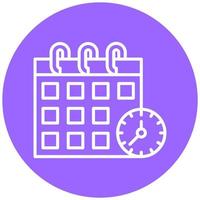 Schedule Icon Style vector