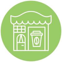 Coffee Shop Icon Style vector