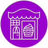 Bakery Shop Icon Style vector