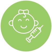 Vaccination Icon Style vector