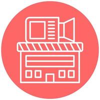 Film Studio Icon Style vector