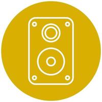 Sound System Icon Style vector