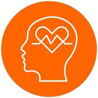 Mental Health Icon Style vector