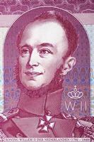 William II of the Netherlands a portrait from money photo