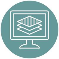 Layers Vector Icon Style