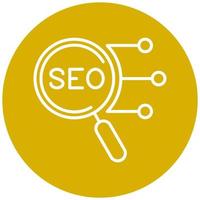 Search Engine Optimisati Vector Icon Style