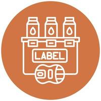 Electronic Shelf Labelin Vector Icon Style