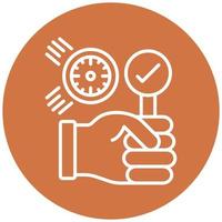 Quick Bid Vector Icon Style