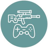 Action Game Vector Icon Style