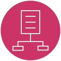 Algorithm Vector Icon Style
