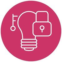 Intellectual Property Vector Icon Style