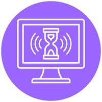 Lag Vector Icon Style