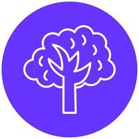 Autumn Tree Vector Icon Style