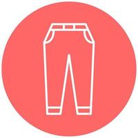 Pants Vector Icon Style