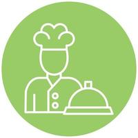 Caterer Vector Icon Style