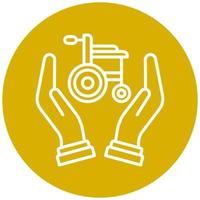Disable Aid Vector Icon Style