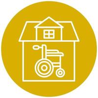 Hospice Vector Icon Style