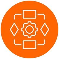 Algorithm Vector Icon Style