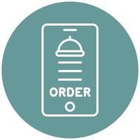 Online Order Vector Icon Style