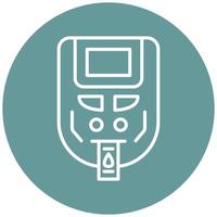 Glucometer Vector Icon Style