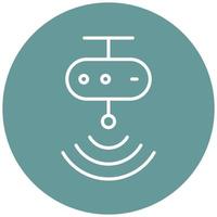 Motion Sensor Vector Icon Style