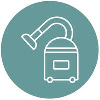 Vacuum Cleaner Vector Icon Style