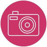 Compact Camera Vector Icon Style