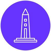 Obelisk Vector Icon Style
