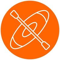 Kayak Vector Icon Style