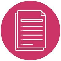 Essay Vector Icon Style