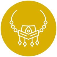Necklace Vector Icon Style