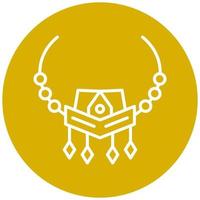 Necklace Vector Icon Style